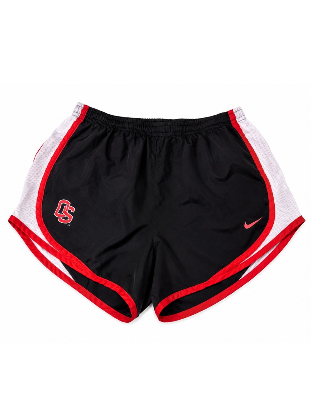 Nike Dri-FIT Oregon State Beavers Running Shorts Size Small Black Orange NCAA